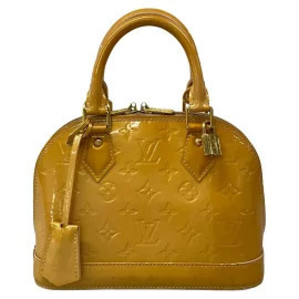 LOUIS VUITTON Alma Handbag Rose Pink Florentine Leather